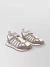 Brunello Cucinelli Low Top Sneakers Mesh Panels