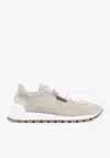 Brunello Cucinelli Monili-chain Suede Sneakers