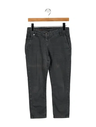 Pre-owned Brunello Cucinelli Low-rise Straight Leg Jeans In Blue