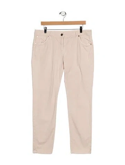 Pre-owned Brunello Cucinelli Low-rise Straight Leg Jeans In Pink