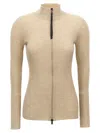 Brunello Cucinelli Lurex Cardigan Sweaters And Cardigans Beige In Neutral