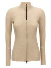 Brunello Cucinelli Lurex Cardigan Sweaters And Cardigans Beige In Neutral