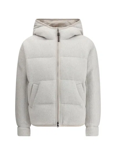 BRUNELLO CUCINELLI LUREX DOWN JACKET