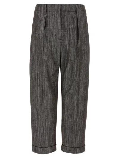 BRUNELLO CUCINELLI BRUNELLO CUCINELLI LUREX PANTS