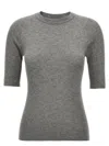 Brunello Cucinelli Sparkling Cashmere Sweater In Gray