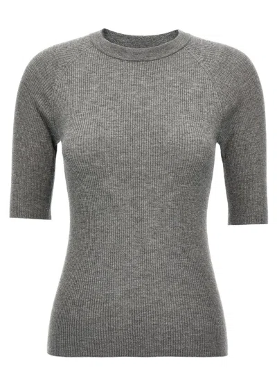 BRUNELLO CUCINELLI BRUNELLO CUCINELLI LUREX RIBBED SWEATER
