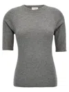 Brunello Cucinelli Sparkling Cashmere Sweater In Gray