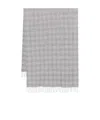 Brunello Cucinelli Lurex Scarf In Gray