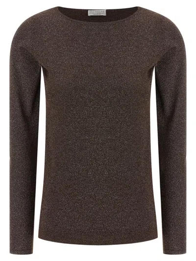 BRUNELLO CUCINELLI BRUNELLO CUCINELLI LUREX SWEATER