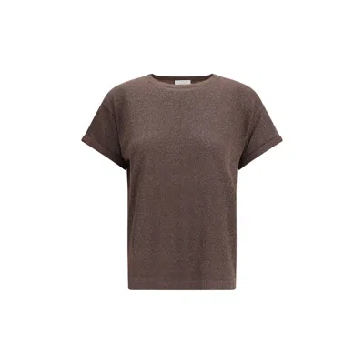 BRUNELLO CUCINELLI LUREX T-SHIRT