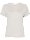 Brunello Cucinelli Short Sleeves Round-neck In Grey