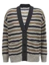Brunello Cucinelli Lurex Wool Cardigan Sweaters And Cardigans Multicolor