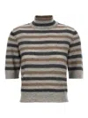 Brunello Cucinelli Lurex Wool Cropped Sweater