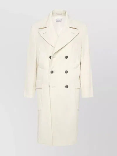 BRUNELLO CUCINELLI LUXE CASHMERE VELVET COAT