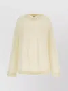Brunello Cucinelli Luxurious Mohair Silk Long Sleeve Knit In Yellow