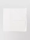 Brunello Cucinelli Luxurious Soft Fringed Edge Scarf Accessory In White