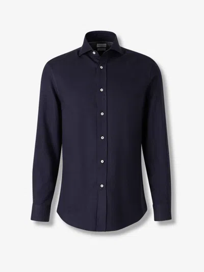 Brunello Cucinelli Luxury Shirt In Premium Fabric In White