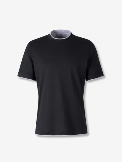 Brunello Cucinelli Luxury T-shirt In Black