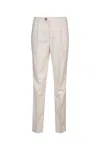 Brunello Cucinelli Velvet Pleated Trousers Featuring Pockets In C5797