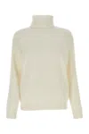 Brunello Cucinelli Knitwear Turtleneck Long Sleeves Ribbed Cuffs In C159