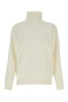 Brunello Cucinelli Knitwear Turtleneck Long Sleeves Ribbed Cuffs In C2723