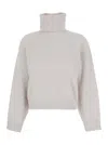 Brunello Cucinelli Women Maglia Lupetto In Neutral