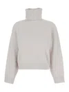 Brunello Cucinelli Women Maglia Lupetto In Nude