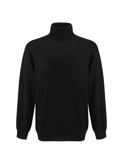 Brunello Cucinelli Maglione Dolcevita In Black