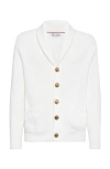 Brunello Cucinelli V-neck Cardigan In Panama