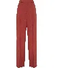 Brunello Cucinelli Virgin-wool Tailored Trousers In Red