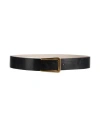 Brunello Cucinelli Man Belt Black Size L Leather In Black