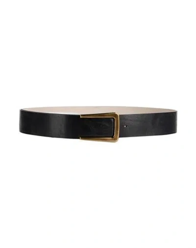 Brunello Cucinelli Man Belt Black Size L Leather