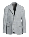 Brunello Cucinelli Man Blazer Azure Size 44 Silk, Wool, Cashmere In Blue