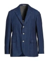 Brunello Cucinelli Man Blazer Blue Size 42 Linen