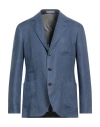 Brunello Cucinelli Man Blazer Blue Size 44 Linen