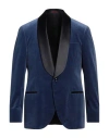 Brunello Cucinelli Man Blazer Navy Size 36 Cotton
