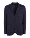 Brunello Cucinelli Man Blazer Navy Size 46 Silk, Cotton