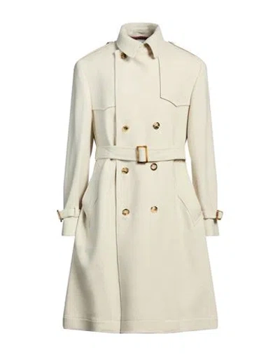Brunello Cucinelli Man Coat Beige Size 42 Wool, Silk, Cashmere, Cotton In Neutral