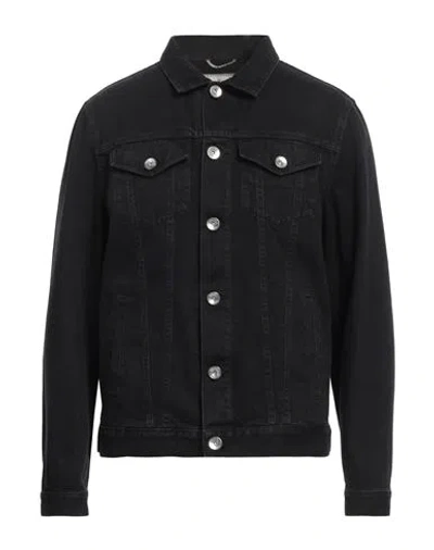 Brunello Cucinelli Man Denim Outerwear Black Size 42 Cotton