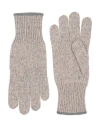 Brunello Cucinelli Man Gloves Beige Size Xl Cashmere In Sand