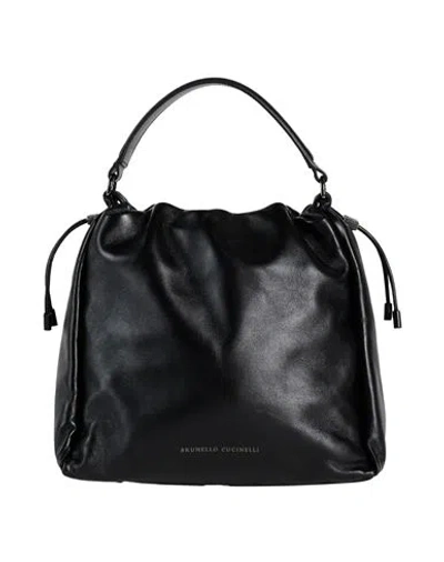 Brunello Cucinelli Man Handbag Black Size - Leather