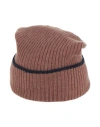 Brunello Cucinelli Man Hat Brown Size Onesize Cashmere