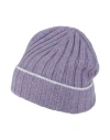 Brunello Cucinelli Man Hat Purple Size L Cashmere