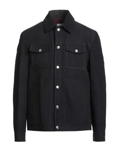 Brunello Cucinelli Man Jacket Black Size Xxl Leather