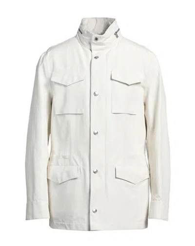 Brunello Cucinelli Linen And Silk-blend Field Jacket In White