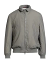Brunello Cucinelli Man Jacket Sage Green Size 48 Polyamide, Virgin Wool, Silk, Cashmere In Gray