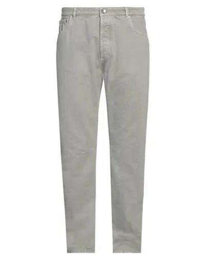 Brunello Cucinelli Man Jeans Sage Green Size 40 Cotton In Sage Green