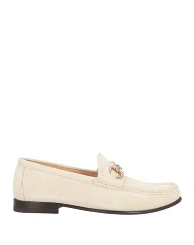 Brunello Cucinelli Man Loafers Off White Size 9 Leather