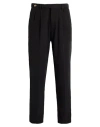 Brunello Cucinelli Man Pants Black Size 44 Cotton In Black