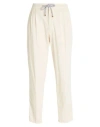 Brunello Cucinelli Man Pants Cream Size 28 Cotton In White